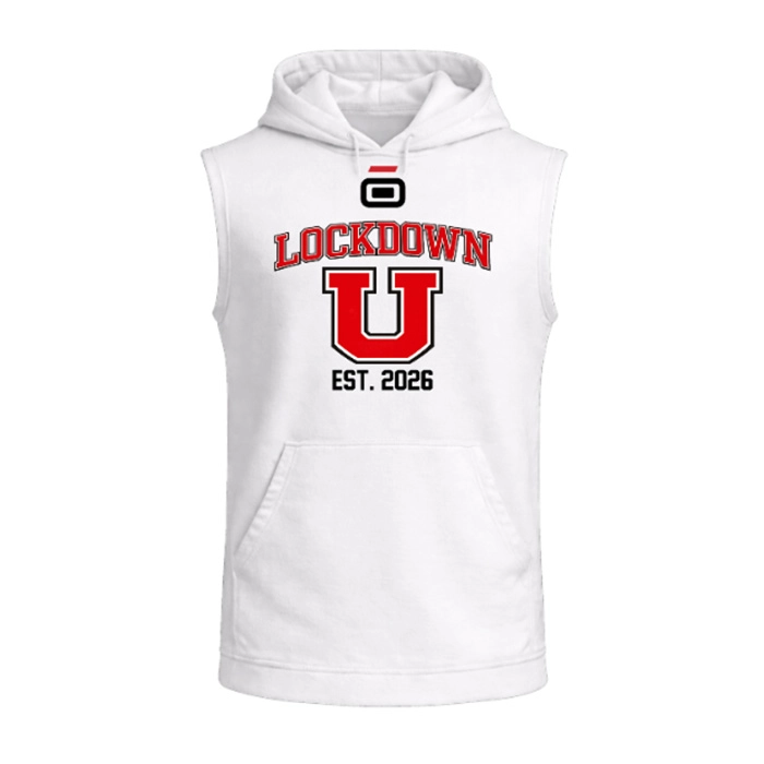 LOCKDOWN U SLEEVELESS HOODIE - Image 2